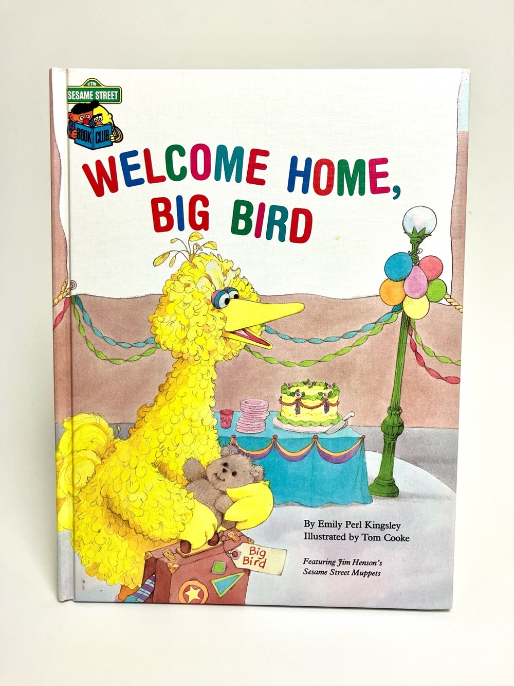 Vintage Sesame Street 1985 Welcome Home Big Bird 80s Children Book Club Muppets